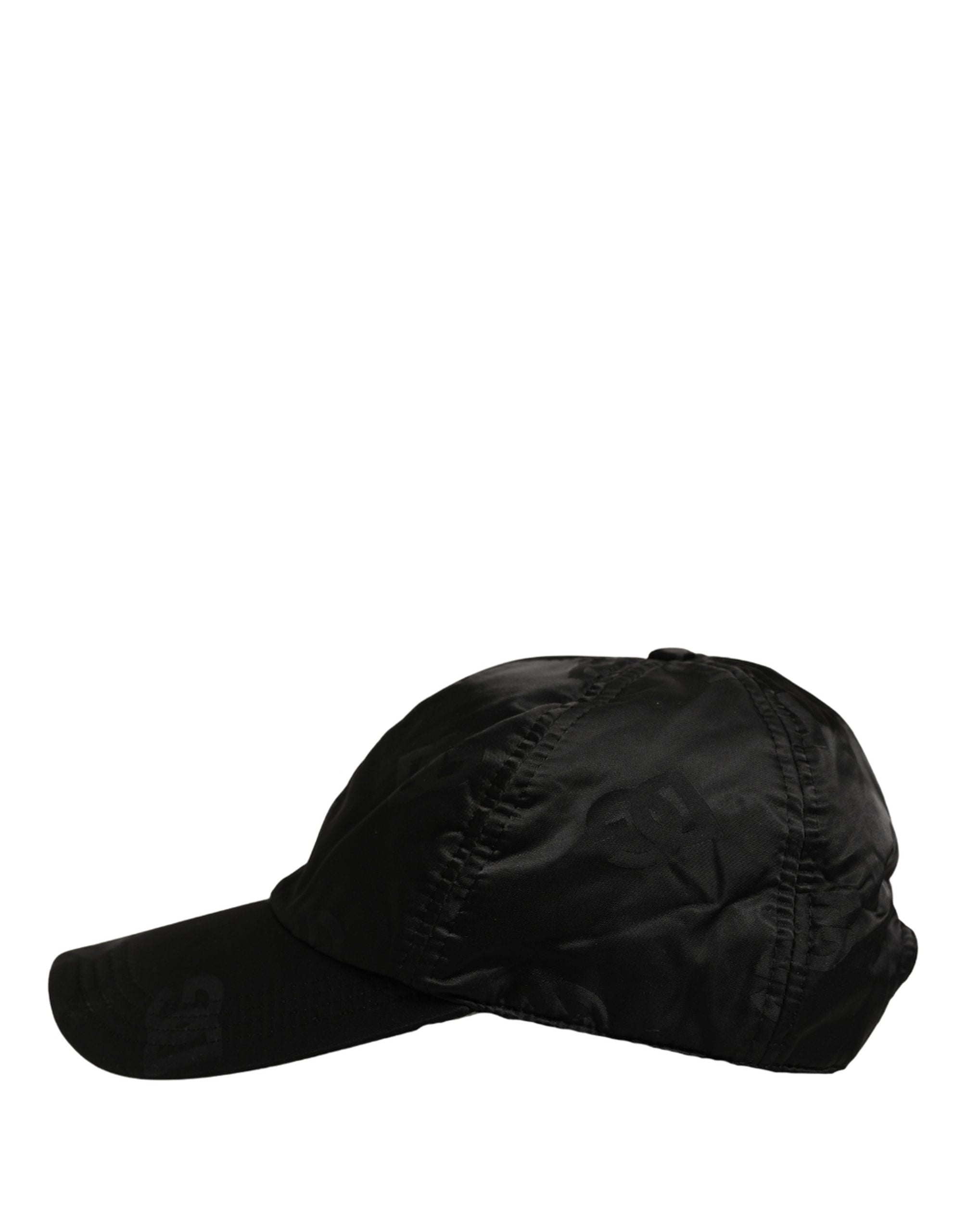 Dolce & Gabbana Men Black DG Monogram Baseball Capello Hat