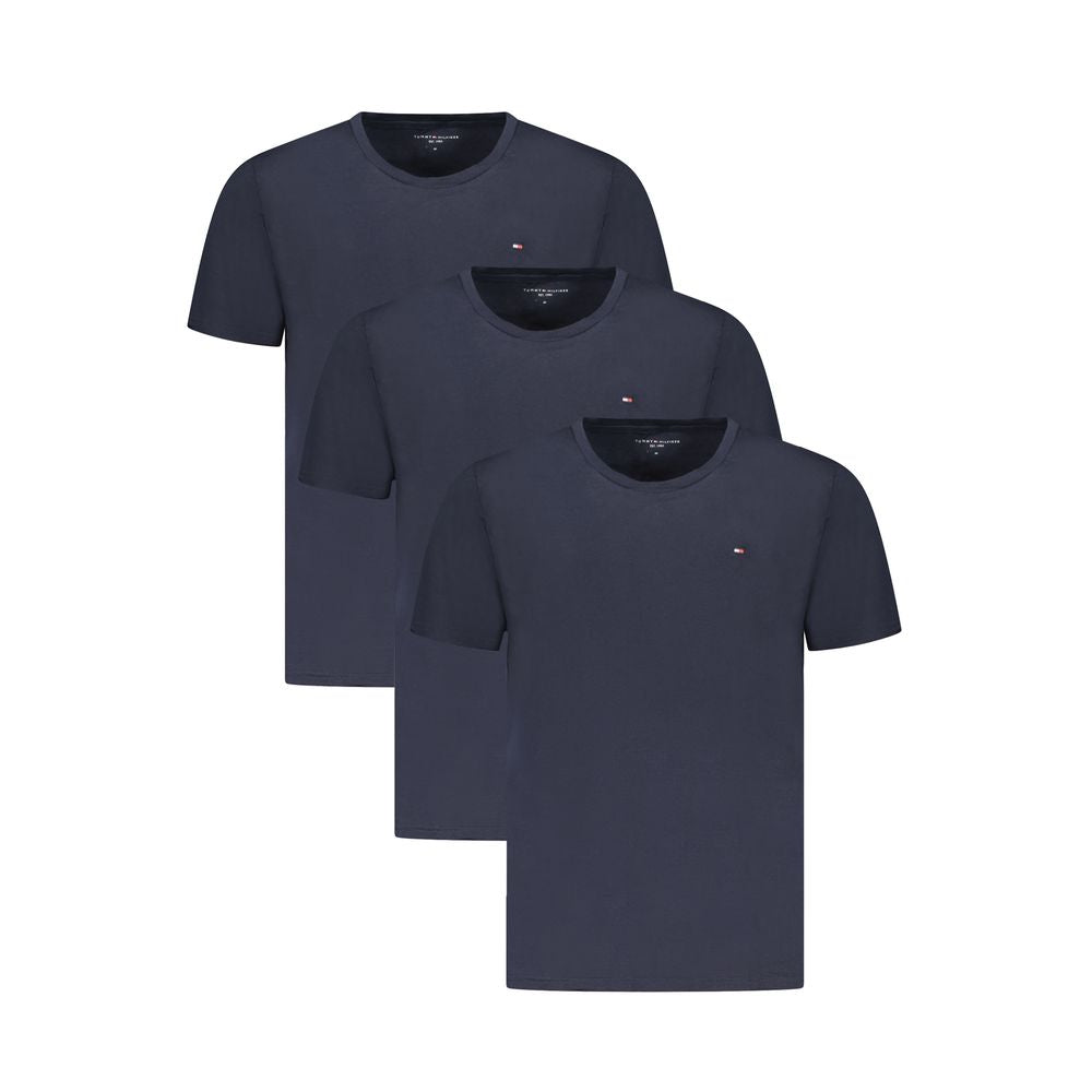 Tommy Hilfiger Blue Cotton Mens T-Shirt