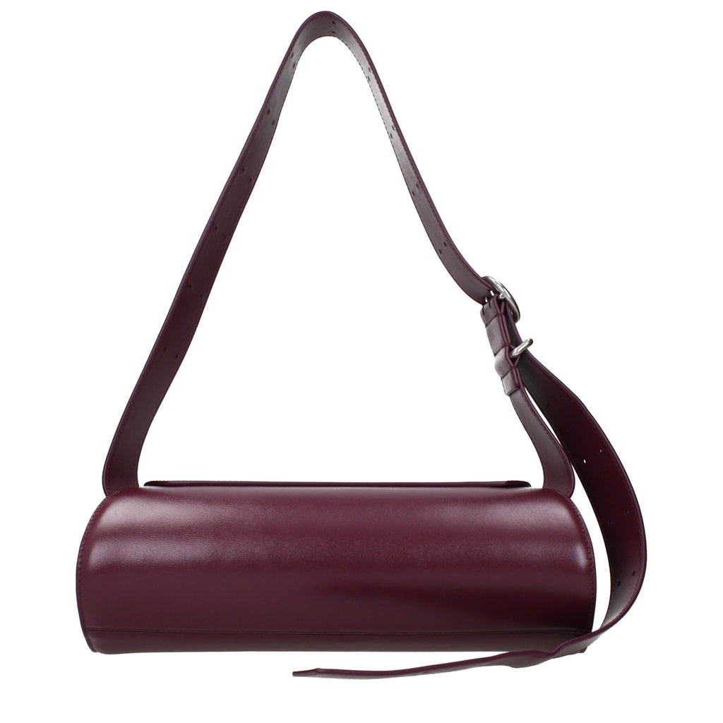 Jil Sander Red Leather Crossbody Bag