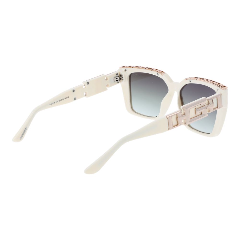 Guess White Plastic Sunglasses