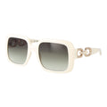 Guess White Plastic Sunglasses