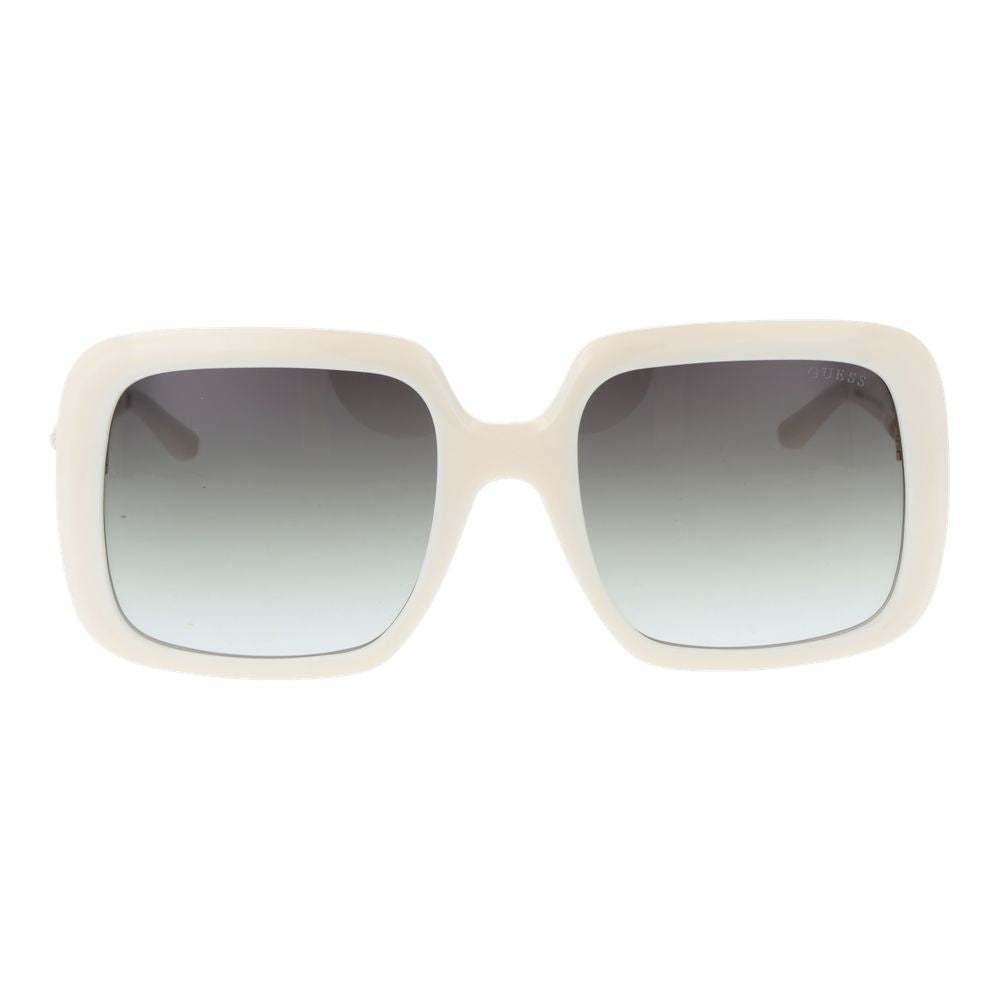 Guess White Plastic Sunglasses