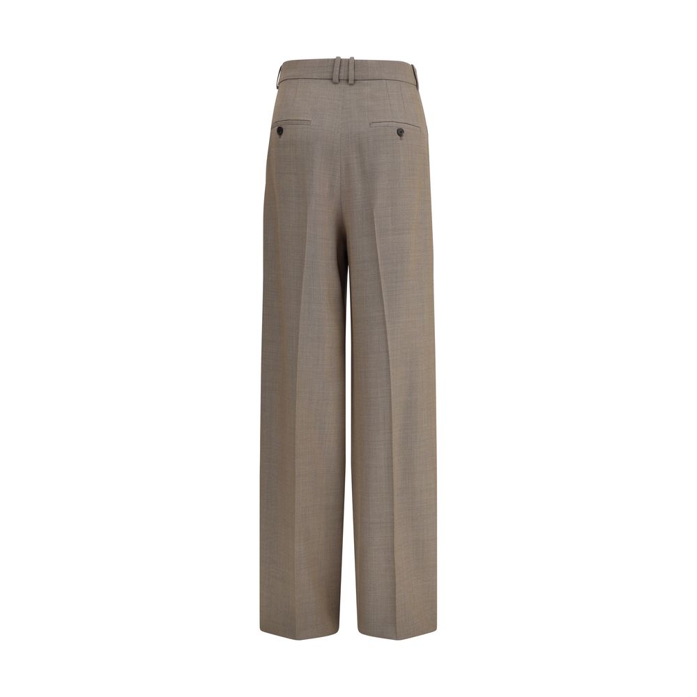 Saint Laurent Beige Wool Oves Aries Casual Pants