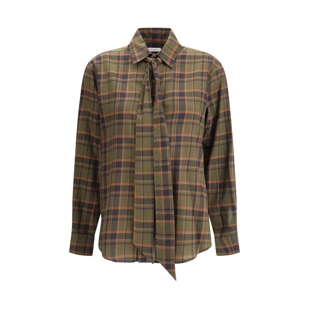 Saint Laurent Bicolor Cotton Shirt