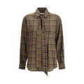 Saint Laurent Bicolor Cotton Shirt