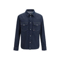 Moncler Blue Cotton Denim Jacket