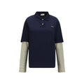 Miu Miu Blue Cotton Sweatshirt