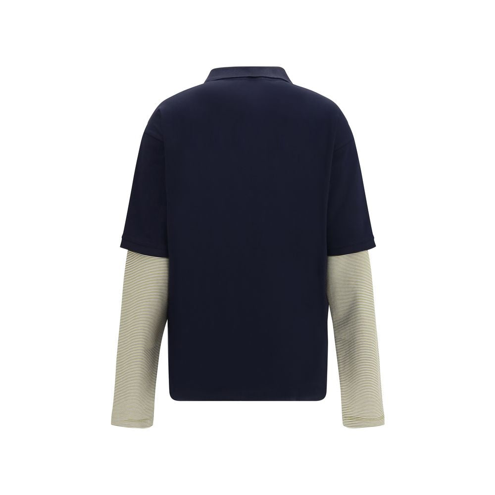 Miu Miu Blue Cotton Sweatshirt