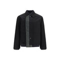 Sacai Black Nylon Bomber