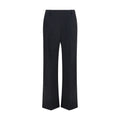Khaite Black Polyester Casual Pants