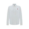 Ami Paris White Cotton Dress Shirt