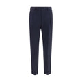PT Torino Blue Wool Oves Aries Casual Pants