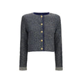 Balmain Blue Polyamide Cardigan