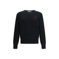 Ami Paris Black Wool Oves Aries Sweatshirt
