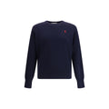Ami Paris Blue Wool Oves Aries Sweatshirt