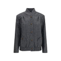 Blazé Milano Gray Wool Oves Aries Shell Jacket