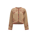 Alanui Brown Wool Oves Aries Full-Length Jacket