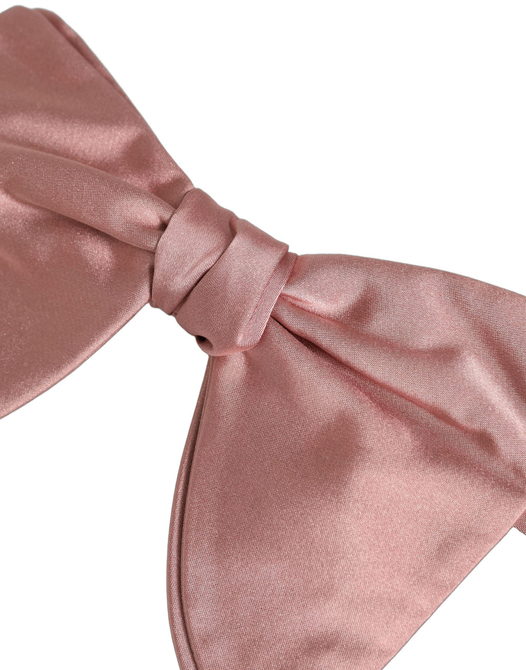 Dolce & Gabbana Men Pink 100% Silk Adjustable Neck Papillon Bow Tie