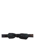 Dolce & Gabbana Men Multicolor 100% Silk Adjustable Neck Papillon Bow Tie