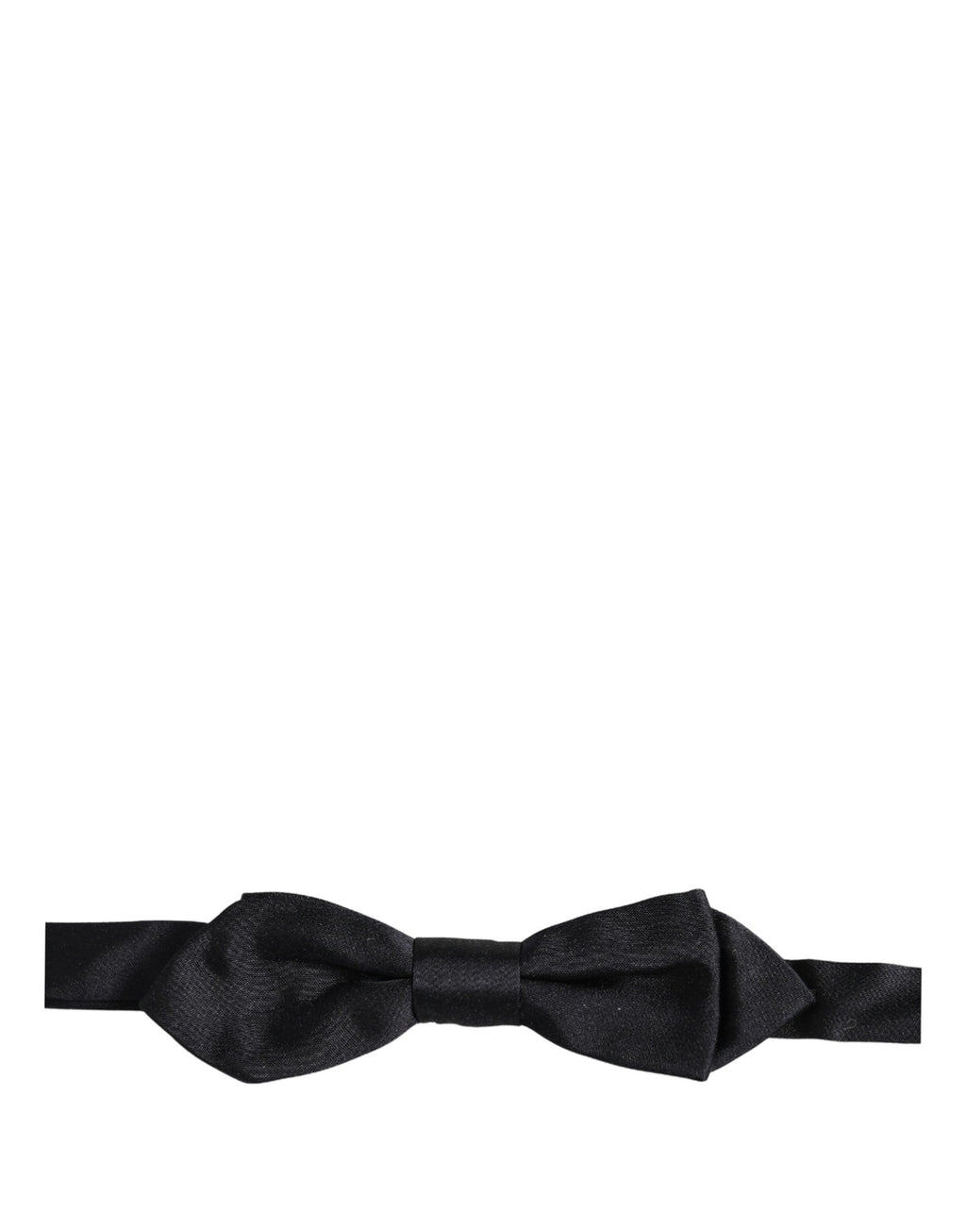Dolce & Gabbana Men Dark Blue 100% Silk Adjustable Neck Papillon Bow Tie