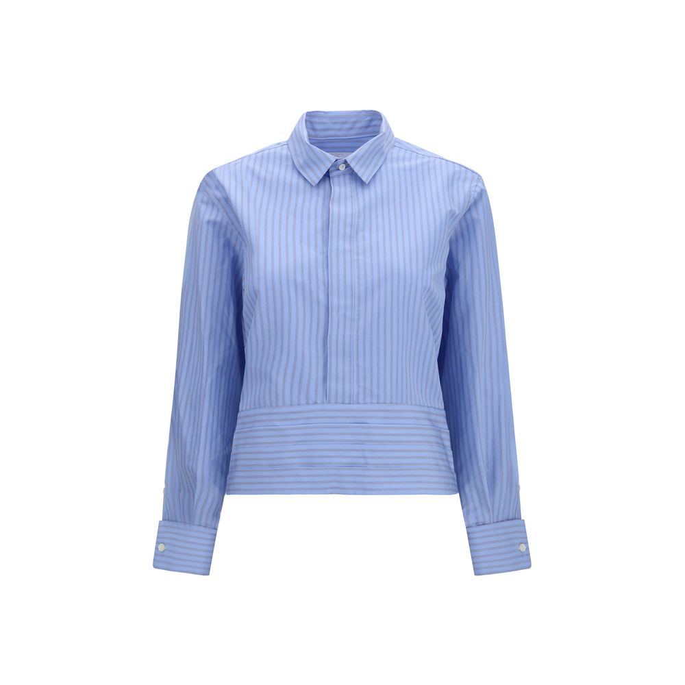 Sacai Blue Cotton Shirt