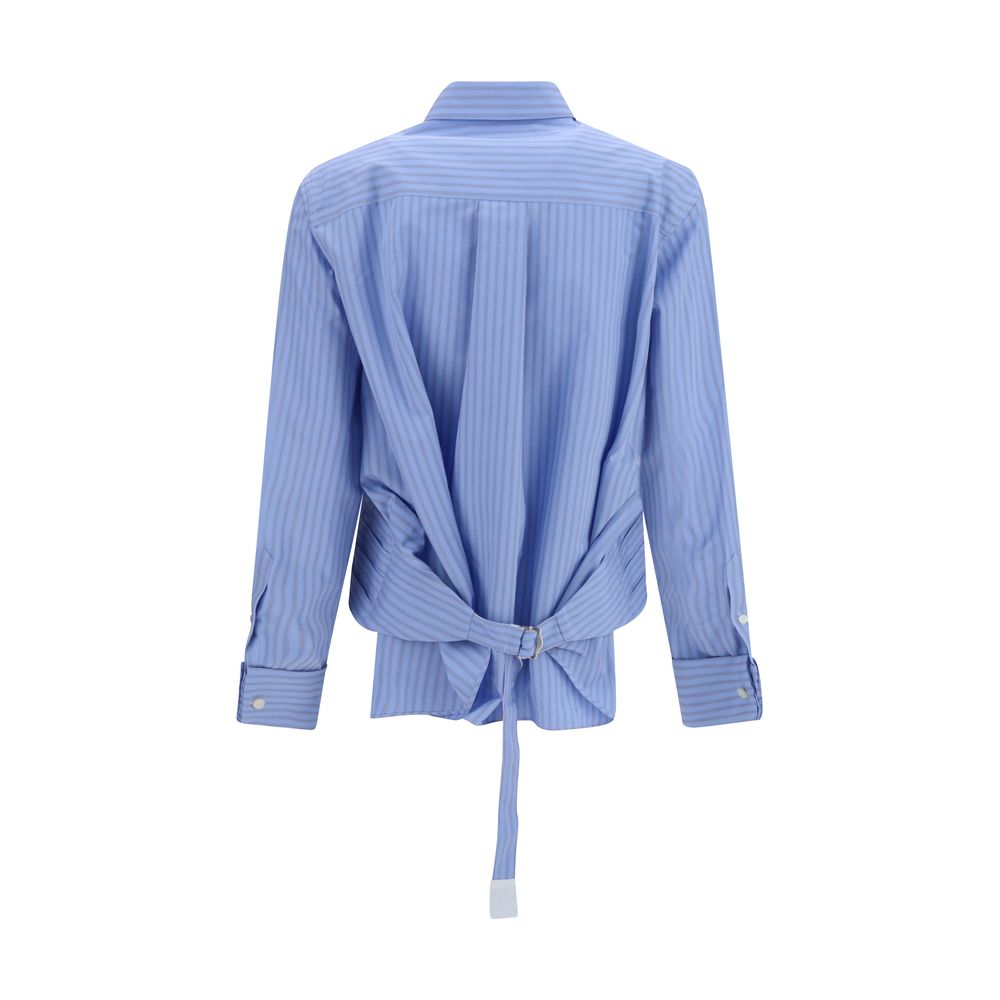 Sacai Blue Cotton Shirt