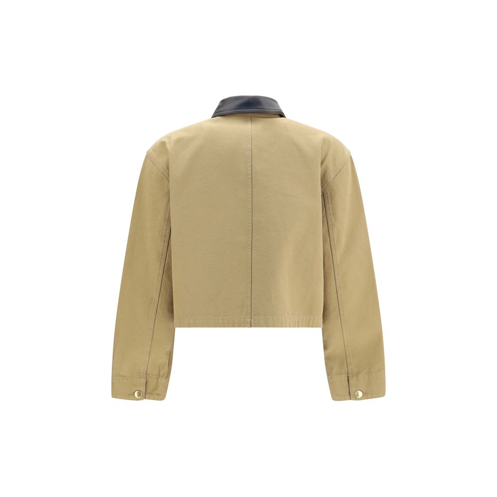 Balenciaga Beige Cotton Full-Length Jacket