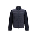 Moncler Blue Goose Down Full-Length Jacket