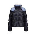 Moncler Blue Goose Down Full-Length Jacket