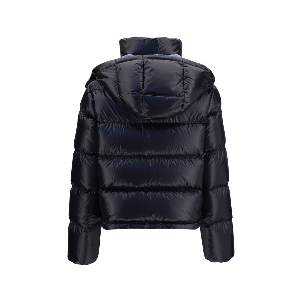 Moncler Blue Goose Down Full-Length Jacket