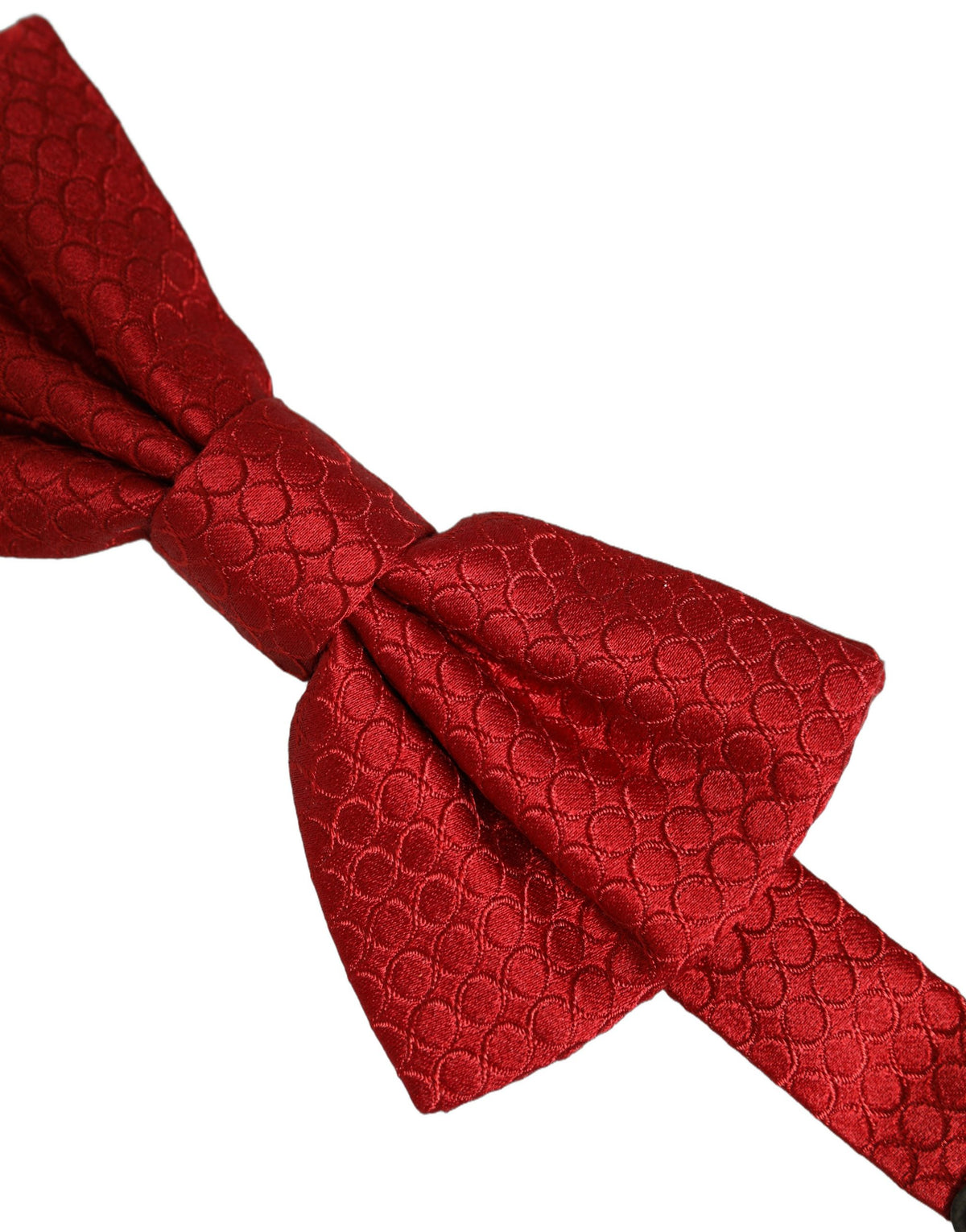 Dolce & Gabbana Men Red 100% Silk Adjustable Neck Papillon Bow Tie