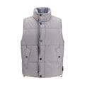 Stone Island Gray Goose Down Sleeveless Jacket