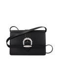 Jimmy Choo Black Leather Crossbody Bag