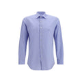 Etro Blue Cotton Dress Shirt