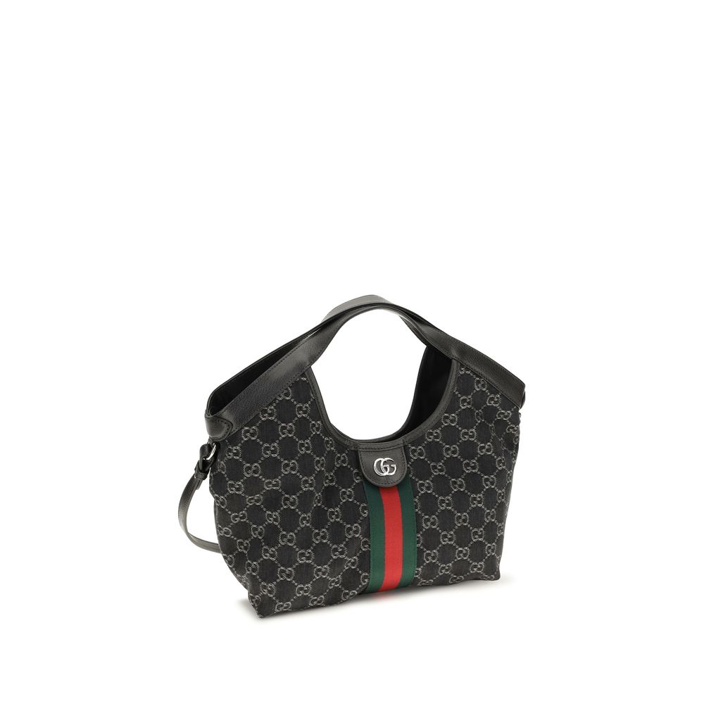 Gucci Black Fabric Shoulder Bag