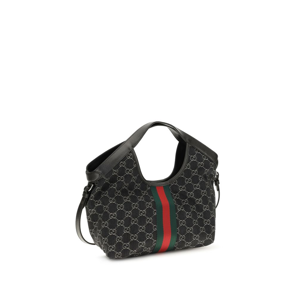 Gucci Black Fabric Shoulder Bag