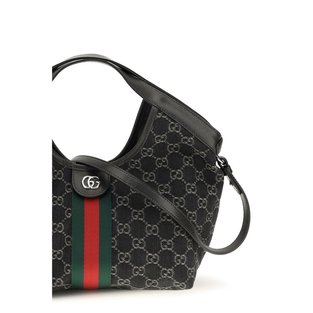 Gucci Black Fabric Shoulder Bag