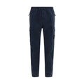 Stone Island Blue Cotton Cargo Pants