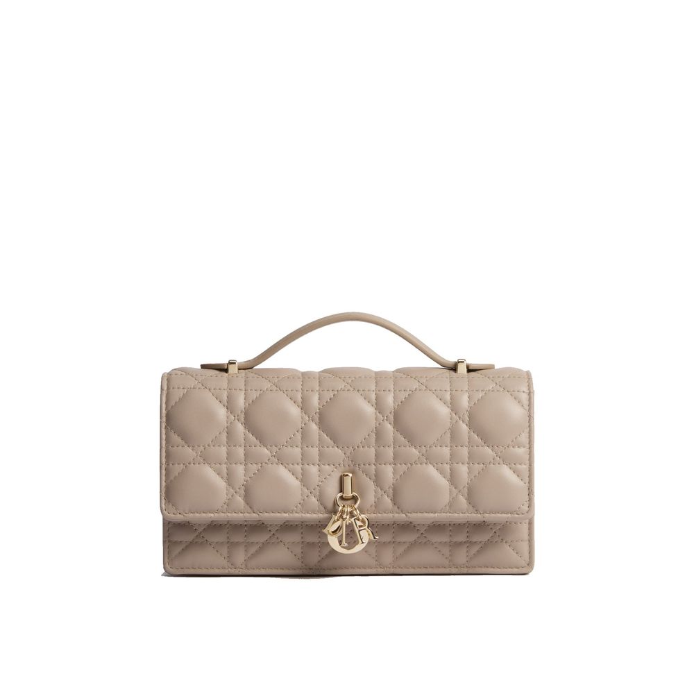 Dior Beige Leather Handbag