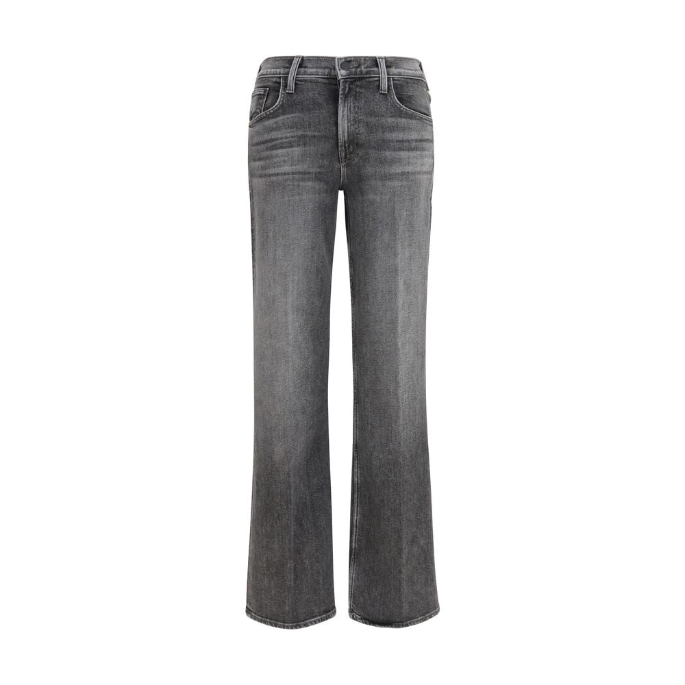 Mother Denim Gray Cotton Bootcut Jeans