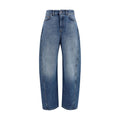 Givenchy Blue Cotton Relaxed Fit Jeans