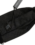 Dolce & Gabbana Men Dark Gray 100% SIlk Adjustable Neck Papillon Bow Tie