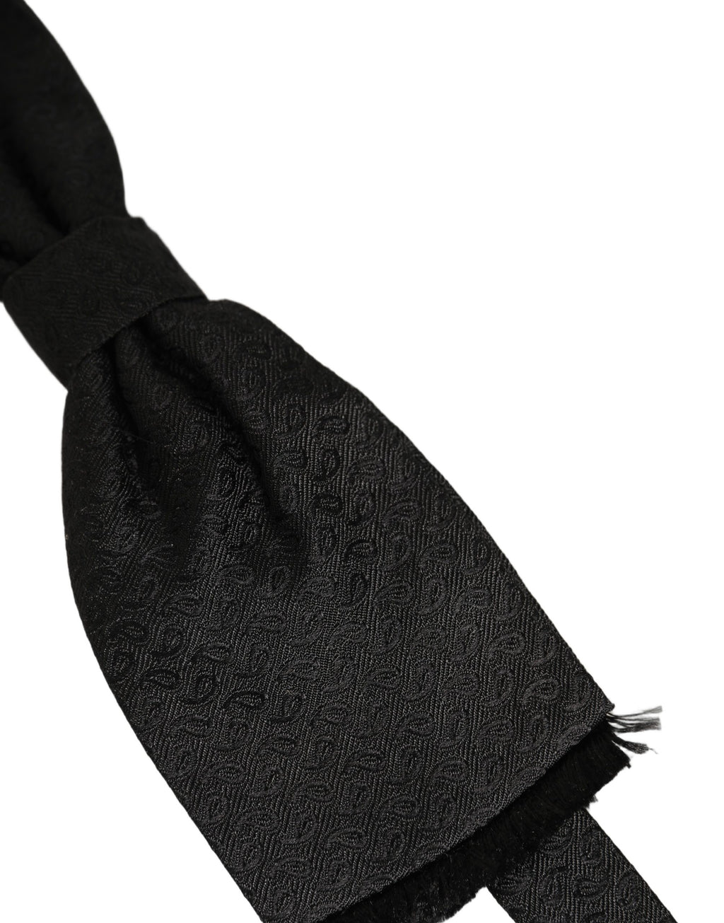 Dolce & Gabbana Men Dark Gray 100% SIlk Adjustable Neck Papillon Bow Tie