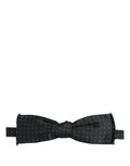 Dolce & Gabbana Men Green Patterned Adjustable Neck Papillon Bow Tie