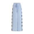 Alemais Blue Linen Casual Pants