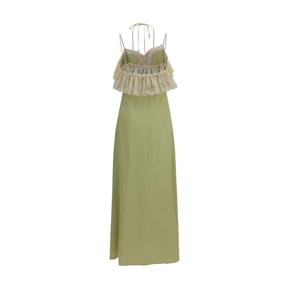 Chloé Bicolor Silk Casual Dress