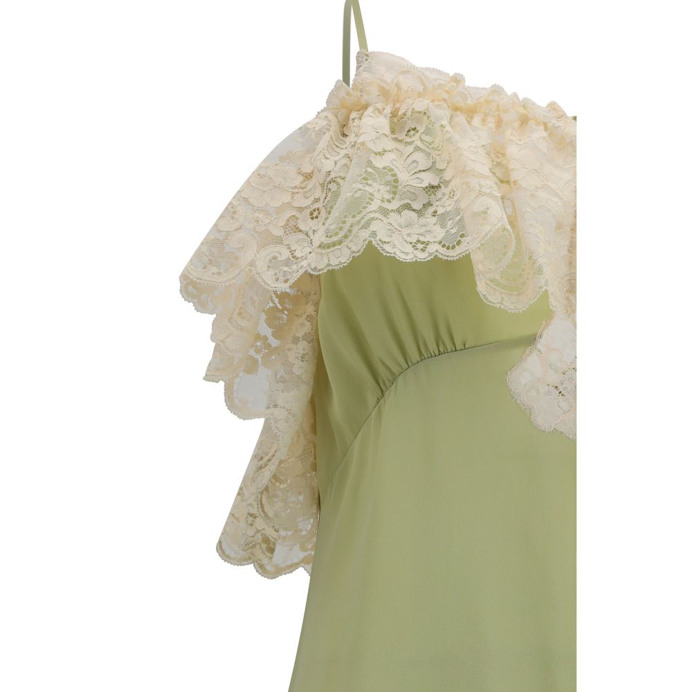 Chloé Bicolor Silk Casual Dress