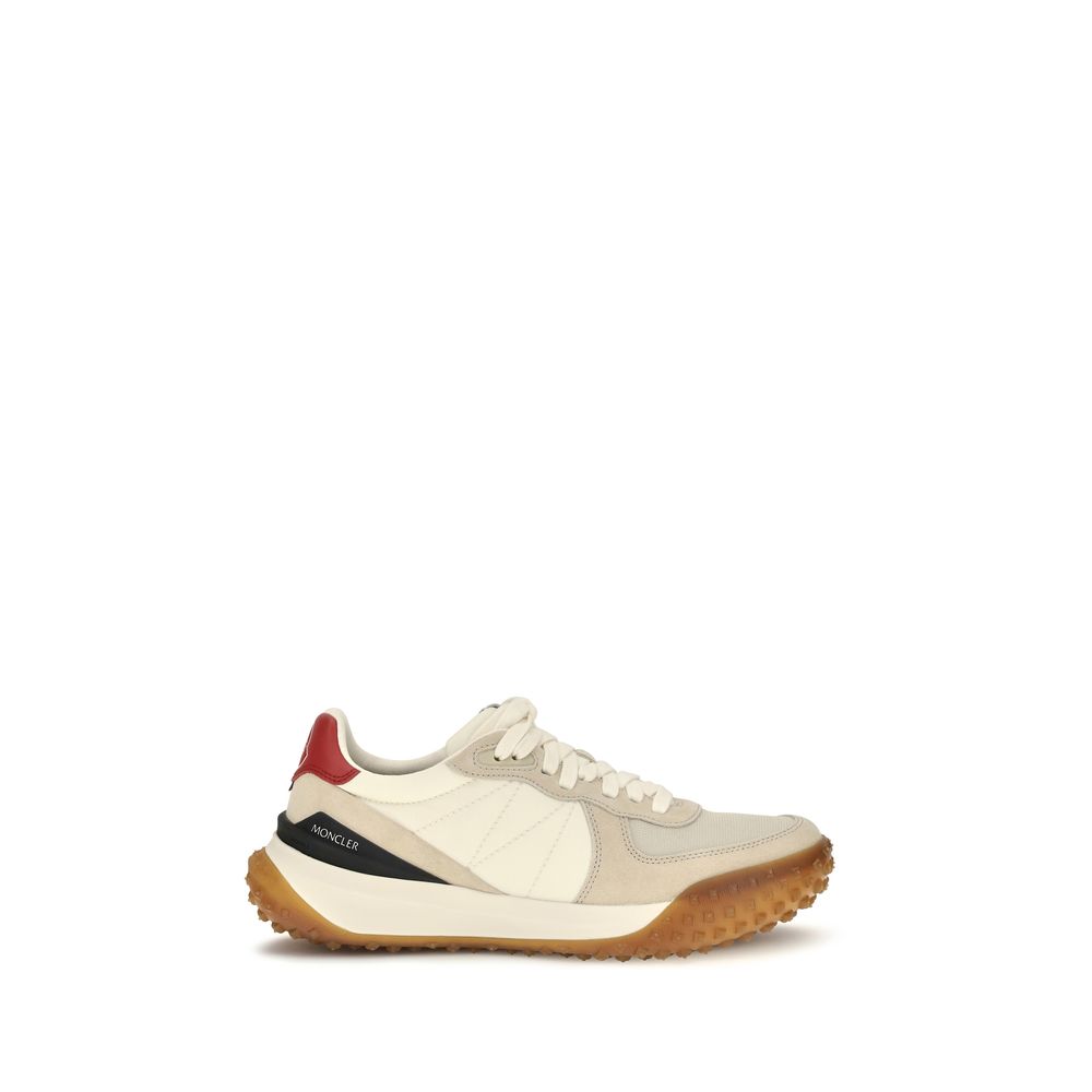 Moncler Beige Polyamide Athletic Sneakers