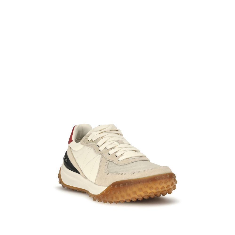 Moncler Beige Polyamide Athletic Sneakers