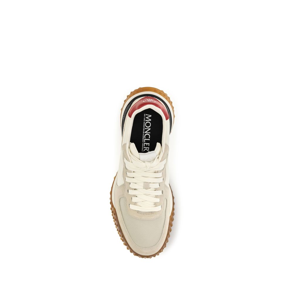 Moncler Beige Polyamide Athletic Sneakers